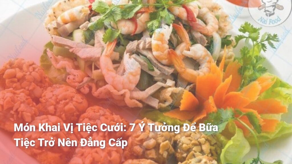 Món khai vị tiệc cưới