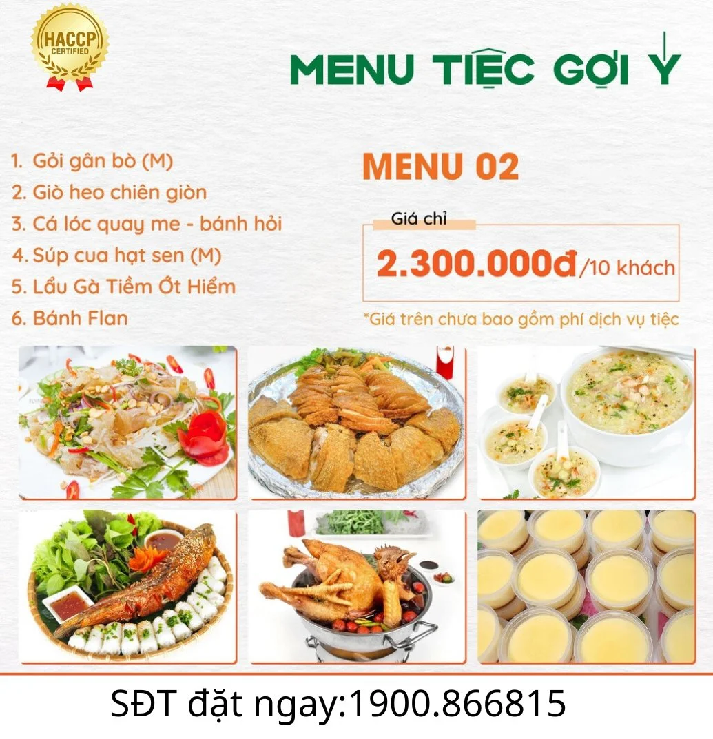 Món khai vị cho tiệc thôi nôi thực đơn tại nhà