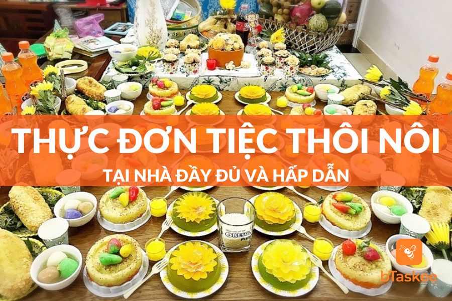 Món tráng miệng ngon thực đơn tiệc thôi nôi tại nhà