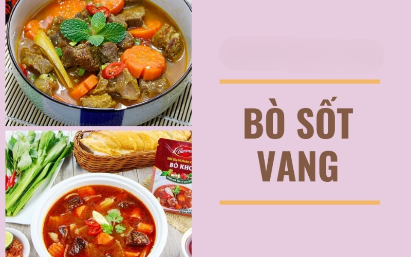 Cách nấu thịt bò sốt vang miền Bắc thật ngon và chi tiết 6 Quy trình nấu bò sốt vang miền Bắc đúng chuẩn giúp món ngon tròn vị