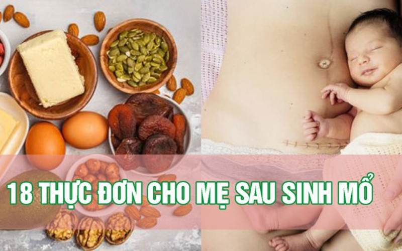 Xây dựng thực đơn dinh dưỡng cho mẹ sau sinh mổ là cần thiết