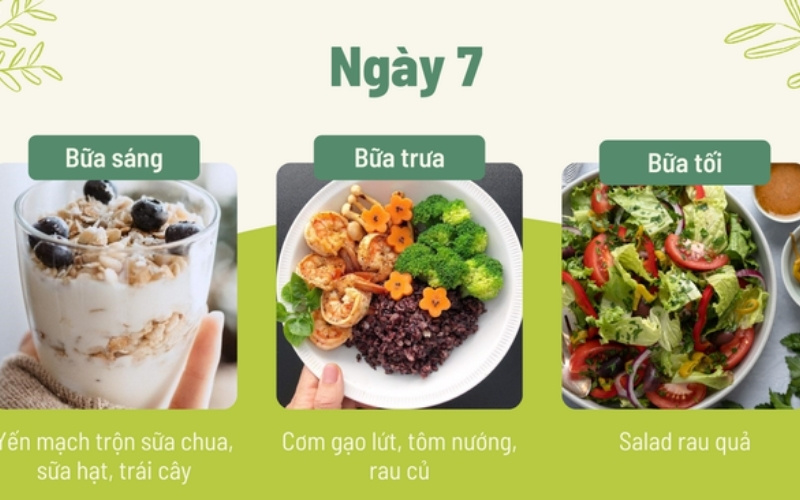 Ngày cuối bổ sung dinh dưỡng giúp bạn thoải mái tự tin hơn