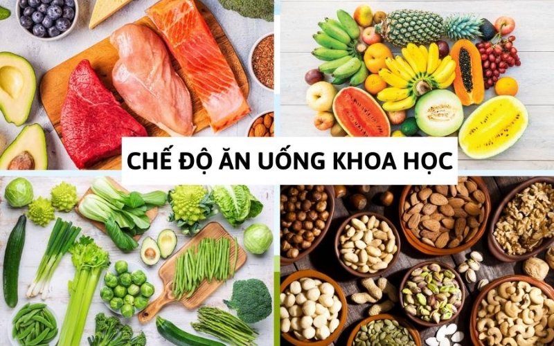 Chế độ ăn uống khoa học kết hợp tập luyện