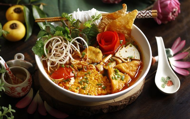 Bún riêu chay góp phần làm bữa ăn thêm đa dạng