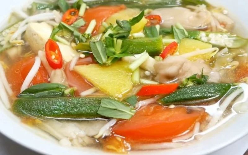 Cách làm canh chua chay cực ngon