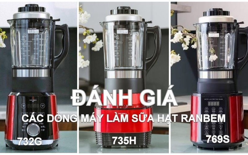 So sánh ưu nhược điểm các dòng máy làm sữa hạt phổ biến