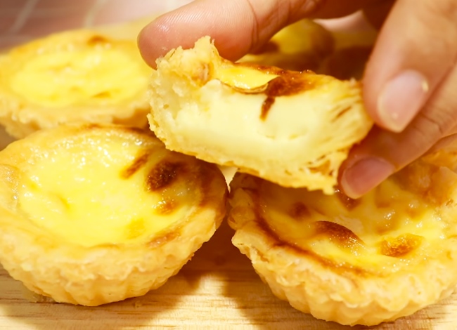 Bánh tart trứng phô mai béo ngậy hương vị hòa quyện